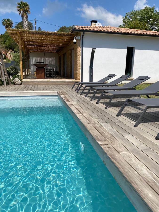 Villa De Charme Avec Piscine A Ajaccio Alata Exterior foto